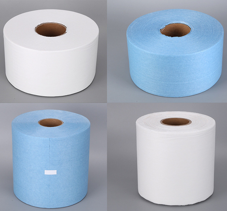 New Polyester Wood Pulp Laminated Non Woven Spunlace Nonwoven Fabric Paper for Medical Bed Sheet