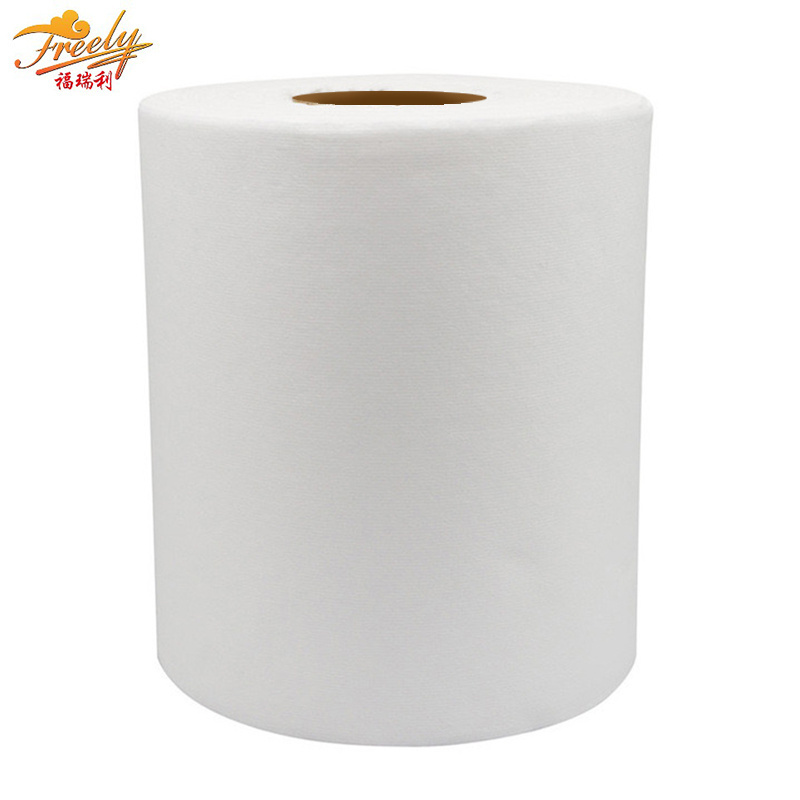 Flushable Degradable Raw Material Wood Pulp viscose cellulose Bamboo fiber Spunlace nonwoven Fabric For Wet Wipes