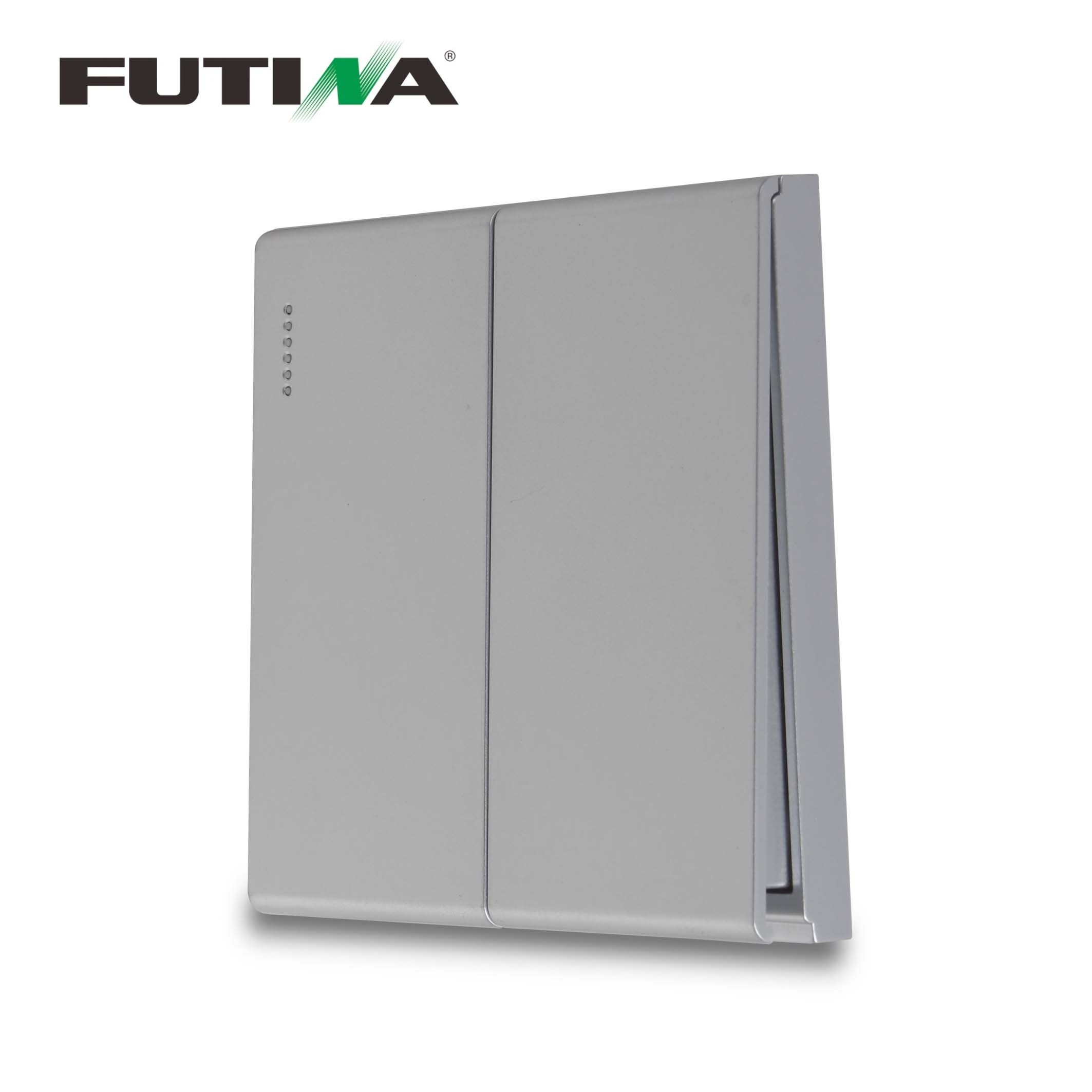 FUTINA  Luxury Modern Wall Switch Push Button Electric Lighting Wireless Switch For Home Uk Standard