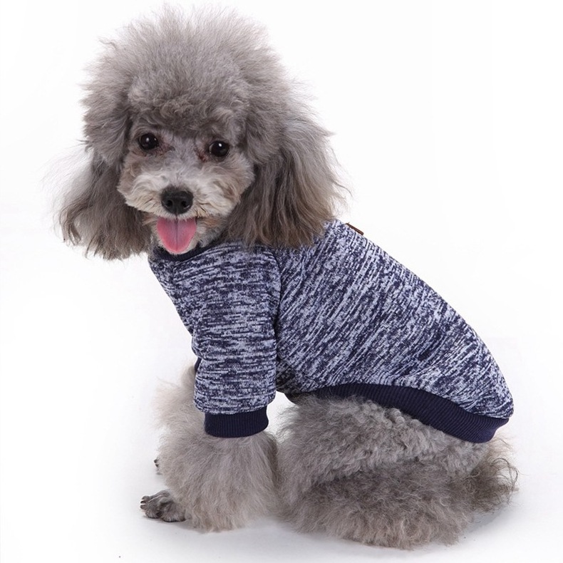 Pet dog dog cat clothes padded two-legged sweater spring and fall pullover Boomerang clothes Teddy winter supplies