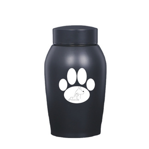 Memorial Pet Cremation Urn Cat Caskets Urns Cremation Dog Ashes Wholesale Stainless Steel Sustainable Metal Urns for Cats