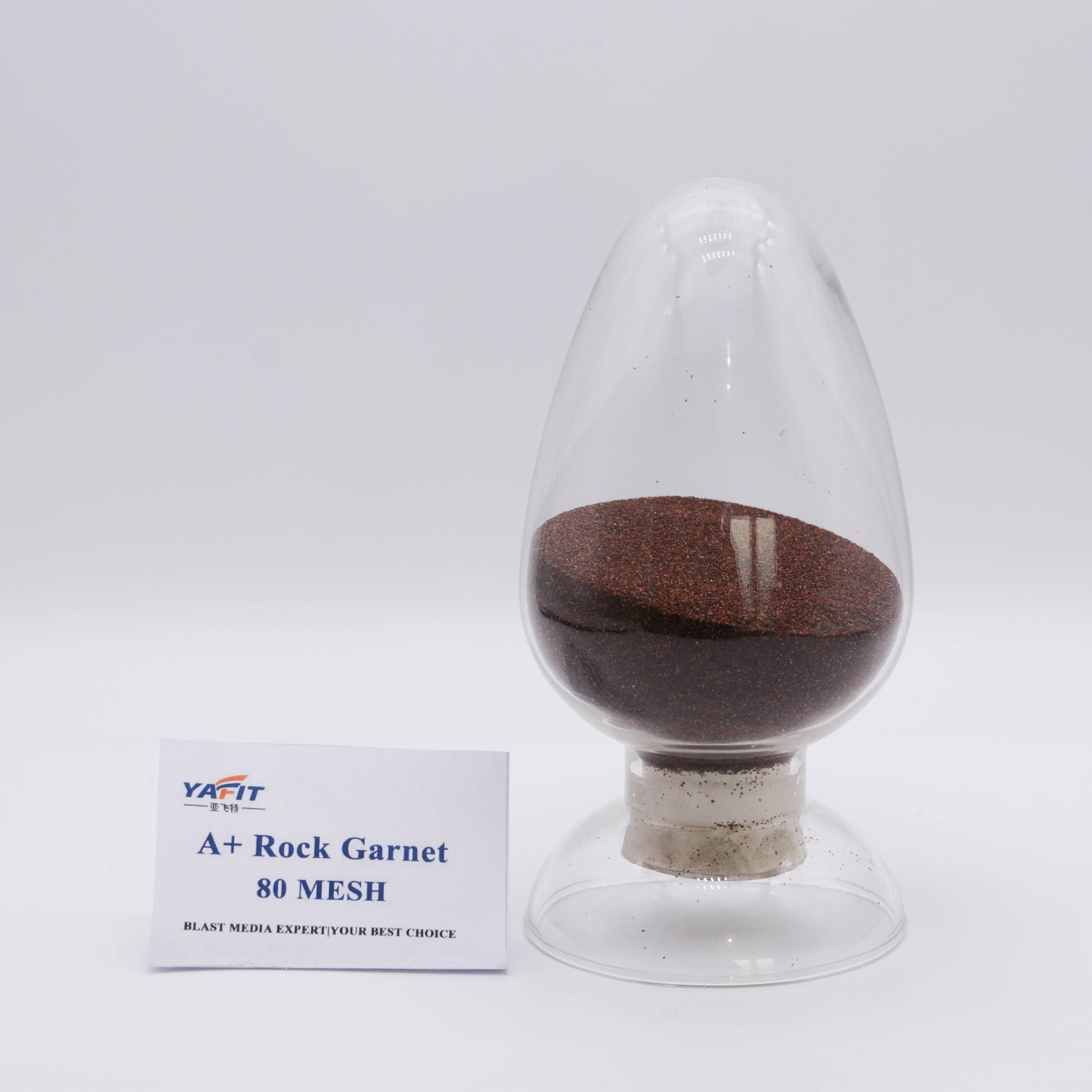 Factory Price 30 60 Garnet Sand For Sand Blasting  Heastone Pink Garnet Sand