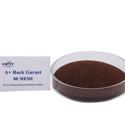 Factory Price 30 60 Garnet Sand For Sand Blasting  Heastone Pink Garnet Sand