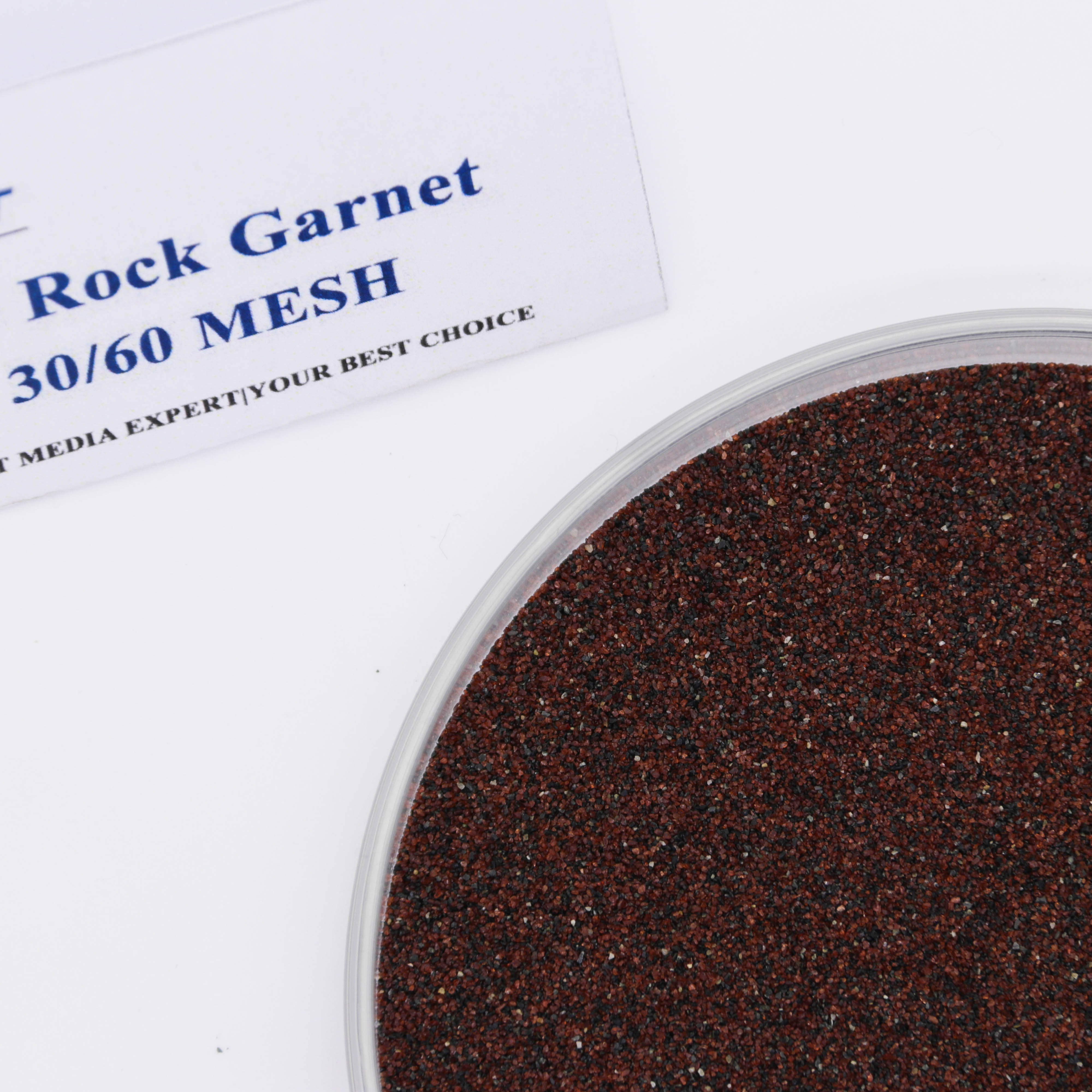 Factory Price 30 60 Garnet Sand For Sand Blasting  Heastone Pink Garnet Sand