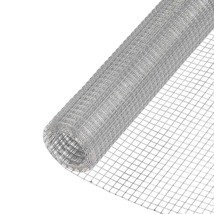 For Rabbit Bird Animal Pet Cages Galvanized Fencing Iron Netting 10 12 gauge Welded Wire Mesh Coils