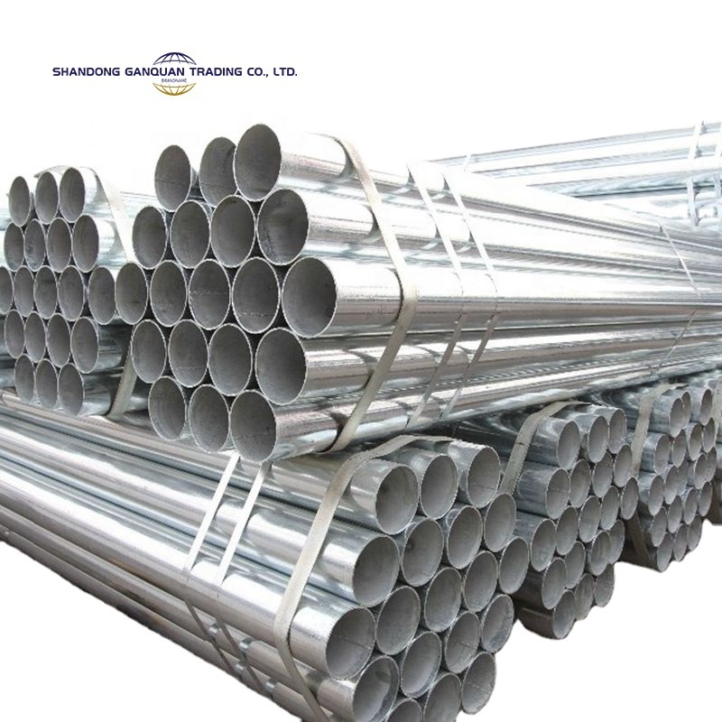 Hot Dipped Galvanized Iron round pipe for greenhouse building construction Galvanized Steel Tube pipe