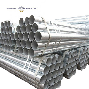 Hot Dipped Galvanized Iron round pipe for greenhouse building construction Galvanized Steel Tube pipe