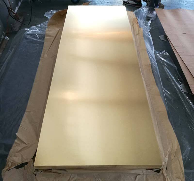 Custom brass sheet brass plate tombak plate cuzn10 c22000 4mm plate brass