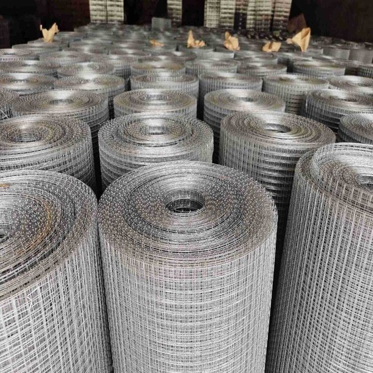 For Rabbit Bird Animal Pet Cages Galvanized Fencing Iron Netting 10 12 gauge Welded Wire Mesh Coils