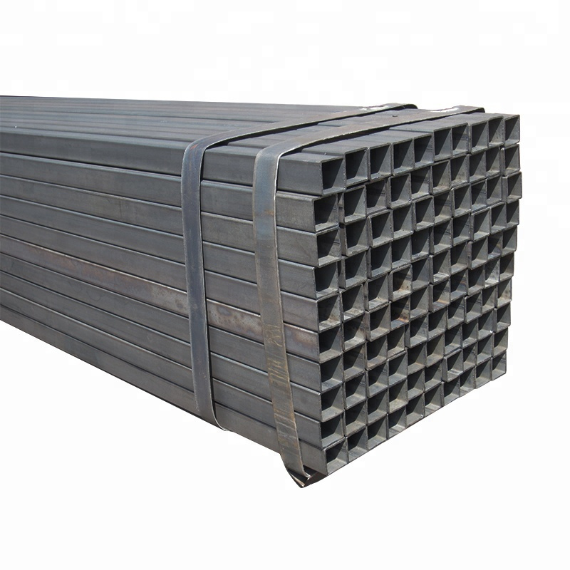 Q235B mild carbon steel square hollow section tube 40x40 100x100 etc erw Carbon Steel Iron Tube Pipe