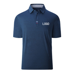 High Quality Mens Eco Friendly Spandex Golf T-shirt 100% Cotton Polo Custom Golf Shirt Dropshipping/