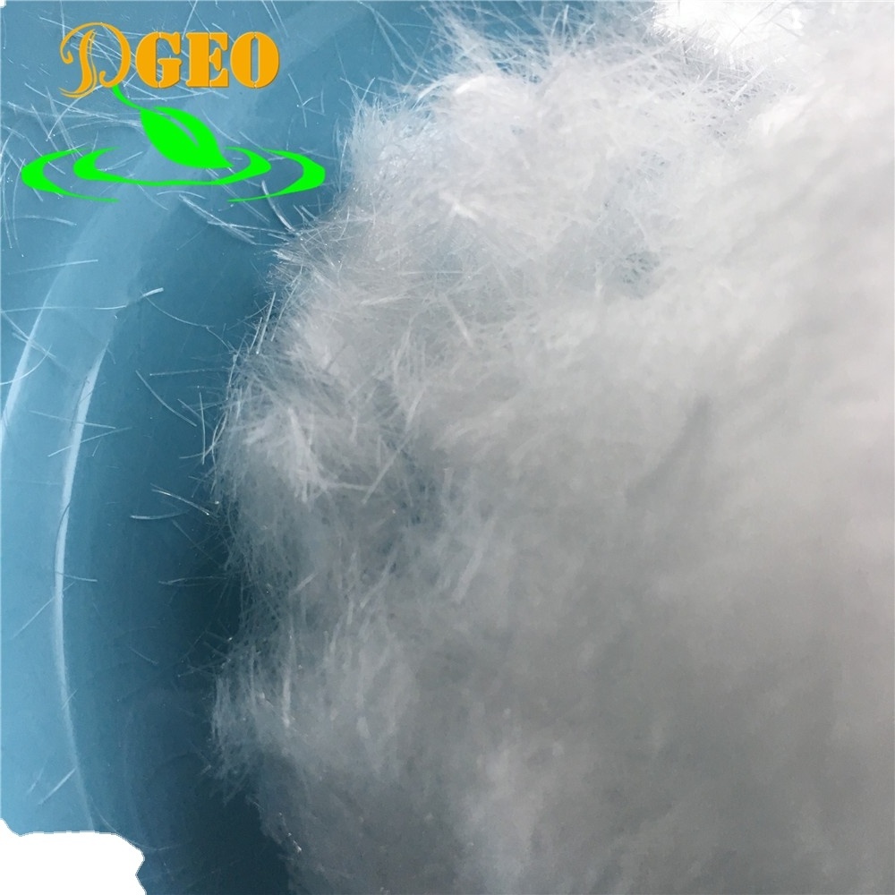 SDGEO Chemical Polypropylene Staple Fiber For Concrete Cement Additive Pp Fibers Polypropylene Micro Fiber