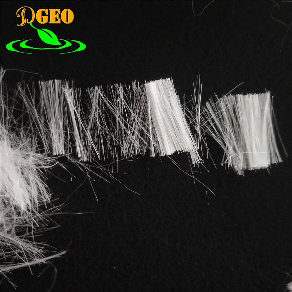 SDGEO Chemical Polypropylene Staple Fiber For Concrete Cement Additive Pp Fibers Polypropylene Micro Fiber