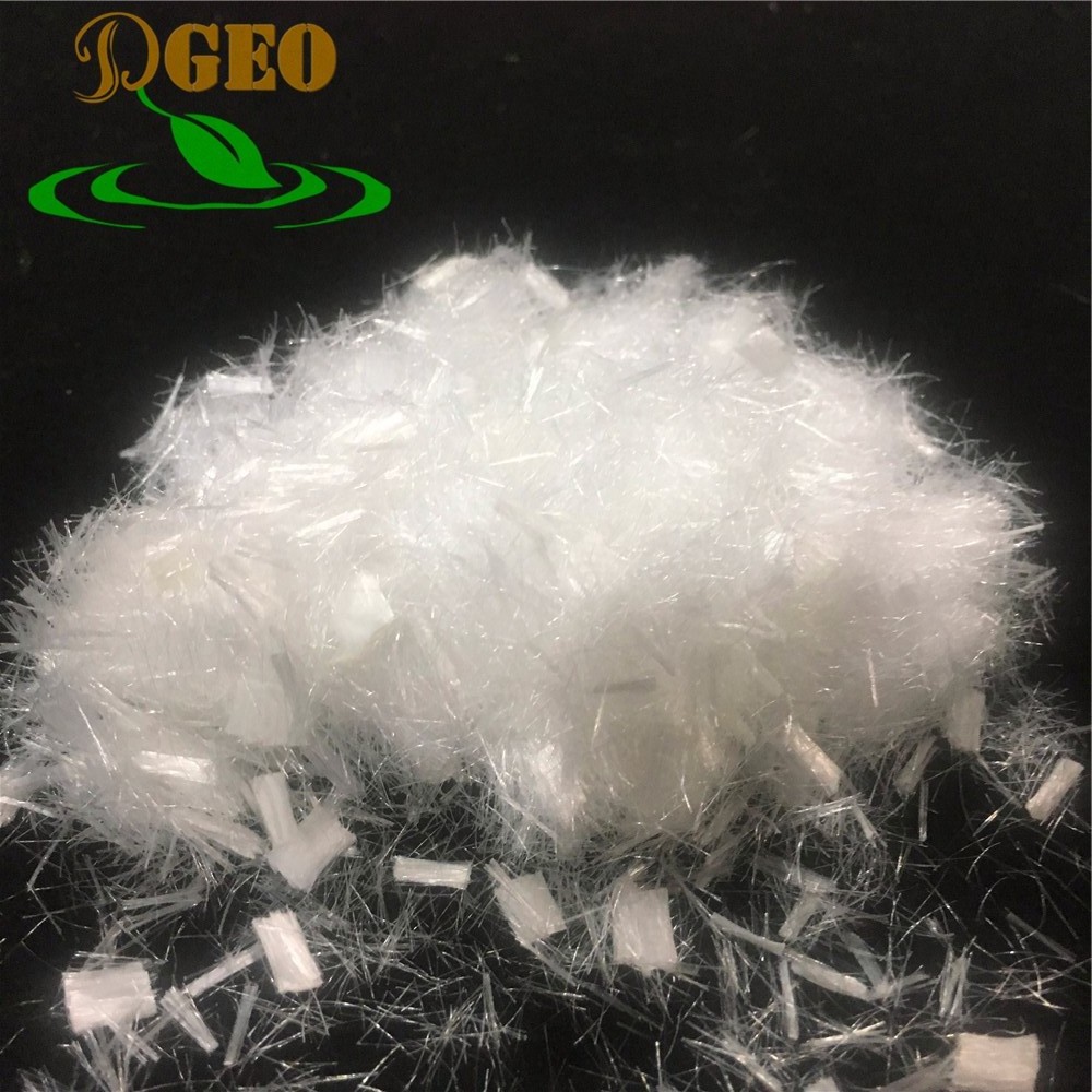 SDGEO Chemical Polypropylene Staple Fiber For Concrete Cement Additive Pp Fibers Polypropylene Micro Fiber