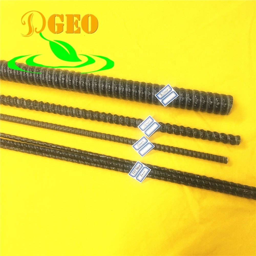 Non Corrosive and High Tensile Strength FRP Rebar Fiber Glass rod GFRP rebar