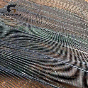 Polypropylene Uniaxial/One Way Plastic Geogrid Black PP Plastic Geogrid Factory Price Uniaxial Biaxial Geogrid