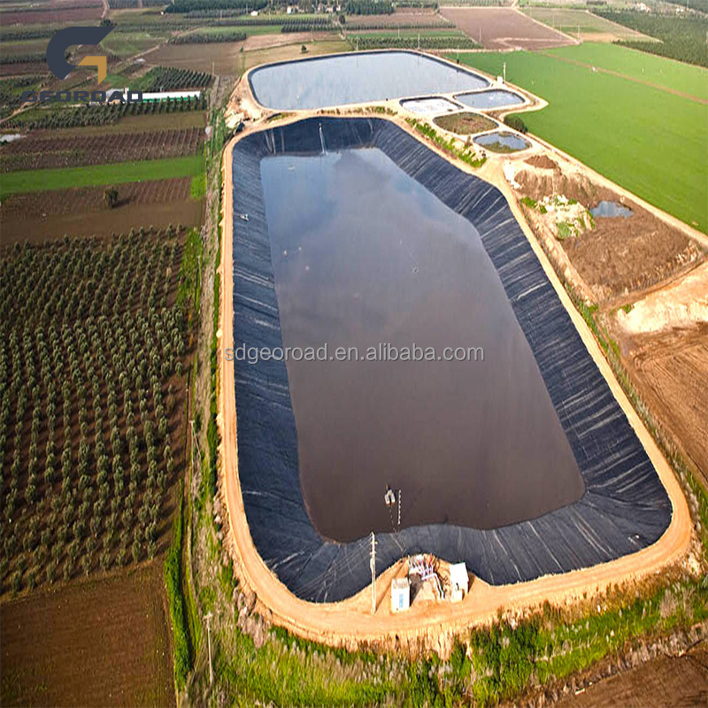 Factory low price 0.5mm 1.0mm 1.5mm 2mm hdpe geomembrane pond liners landfill liners