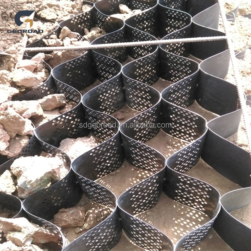 Textured HDPE Geocell Ground Reinforcement Cellular System for Ground Stabilisation