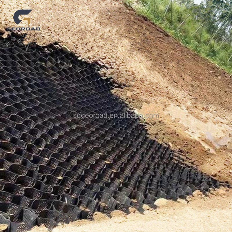 Textured HDPE Geocell Ground Reinforcement Cellular System for Ground Stabilisation