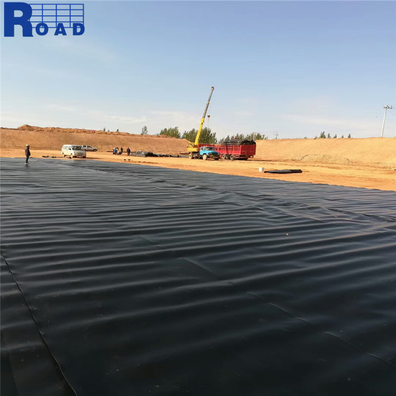 Black/Blue Fish Pond Liner 1mm Plastic HDPE Geomembrane Price