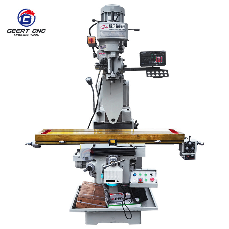 Turret Milling Machine M5WH Z-axis extended travel Turret Head Universal Drilling And Milling