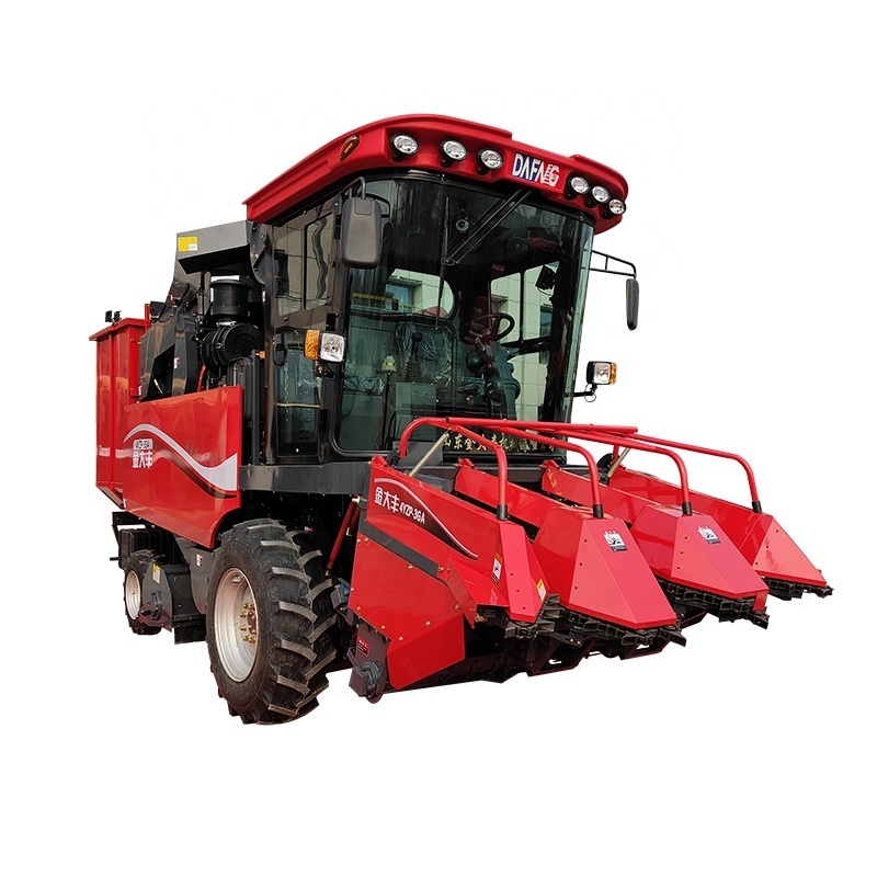 3 Rows Dafeng brand Used Corn Harvester with 95% new second hand harvester for corn ear