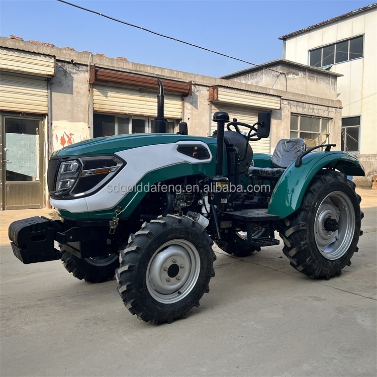 Gold Dafeng High quality small tractor 50HP 60HP 70 HP agricultural farm tractor