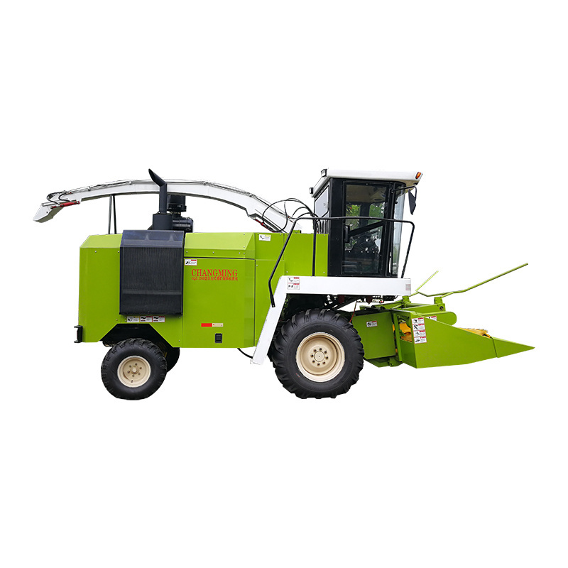 Double Rows maize forage harvester self propelled combine harvester maize Corn Stalk grass Forage combine Harvester Machine