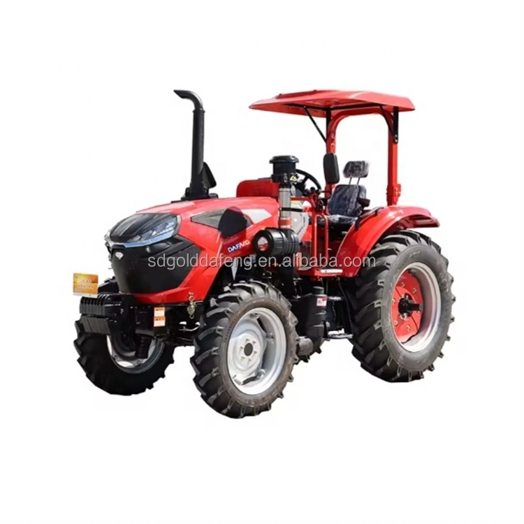 Gold Dafeng High quality small tractor 50HP 60HP 70 HP agricultural farm tractor