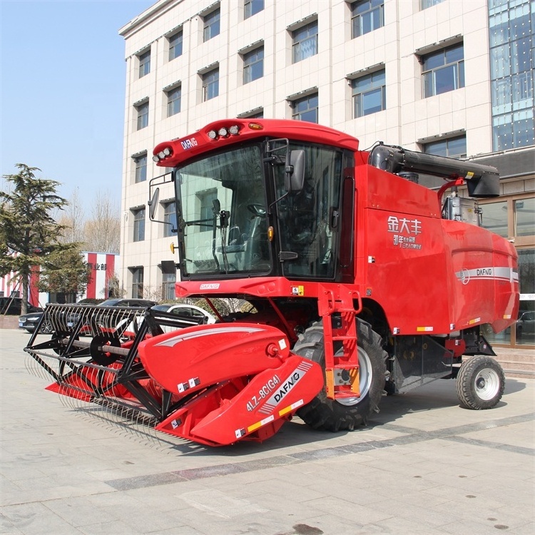 2024 Hot-Selling Multifunction Grain small Rice Wheat Maize Soybean Corn Combine Harvester