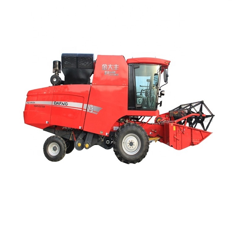 Factory Mature hot style small cereal harvester Cheap Price mini wheat combine harvester