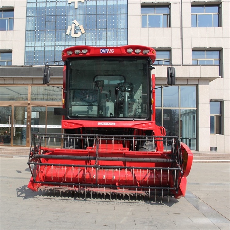 2024 Hot-Selling Multifunction Grain small Rice Wheat Maize Soybean Corn Combine Harvester