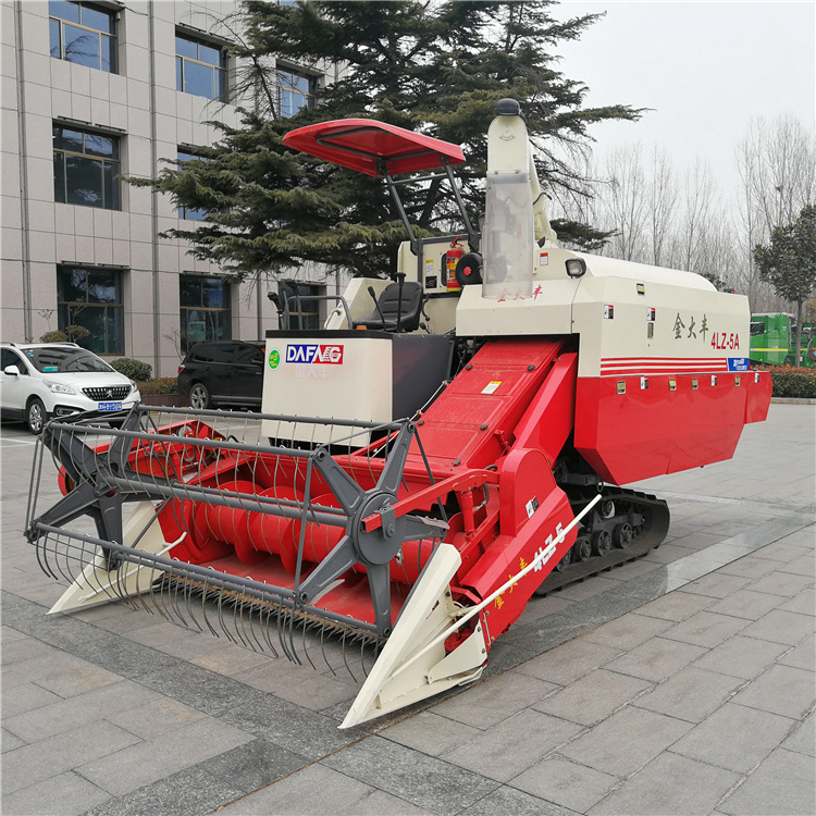 China cheaper price paddy harvester mini rice reaper crawler rice combine Harvester hot sale