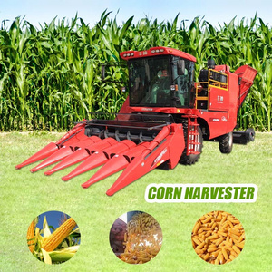 Factory price Corn cob harvesting machine farm harvest corn machine 2/3/4/5 rows corn harvester