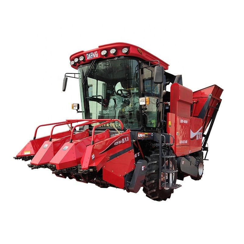 3 Rows Dafeng brand Used Corn Harvester with 95% new second hand harvester for corn ear