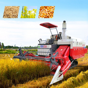 Factory price paddy harvester mini rice reaper crawler rice combine Harvester of hot sale