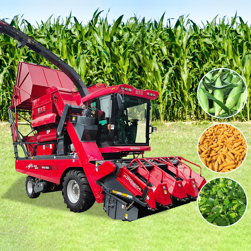 New And Used 4 Rows corn cob Harvester Second Hand Maize Combine Harvester Machine with Factory Price