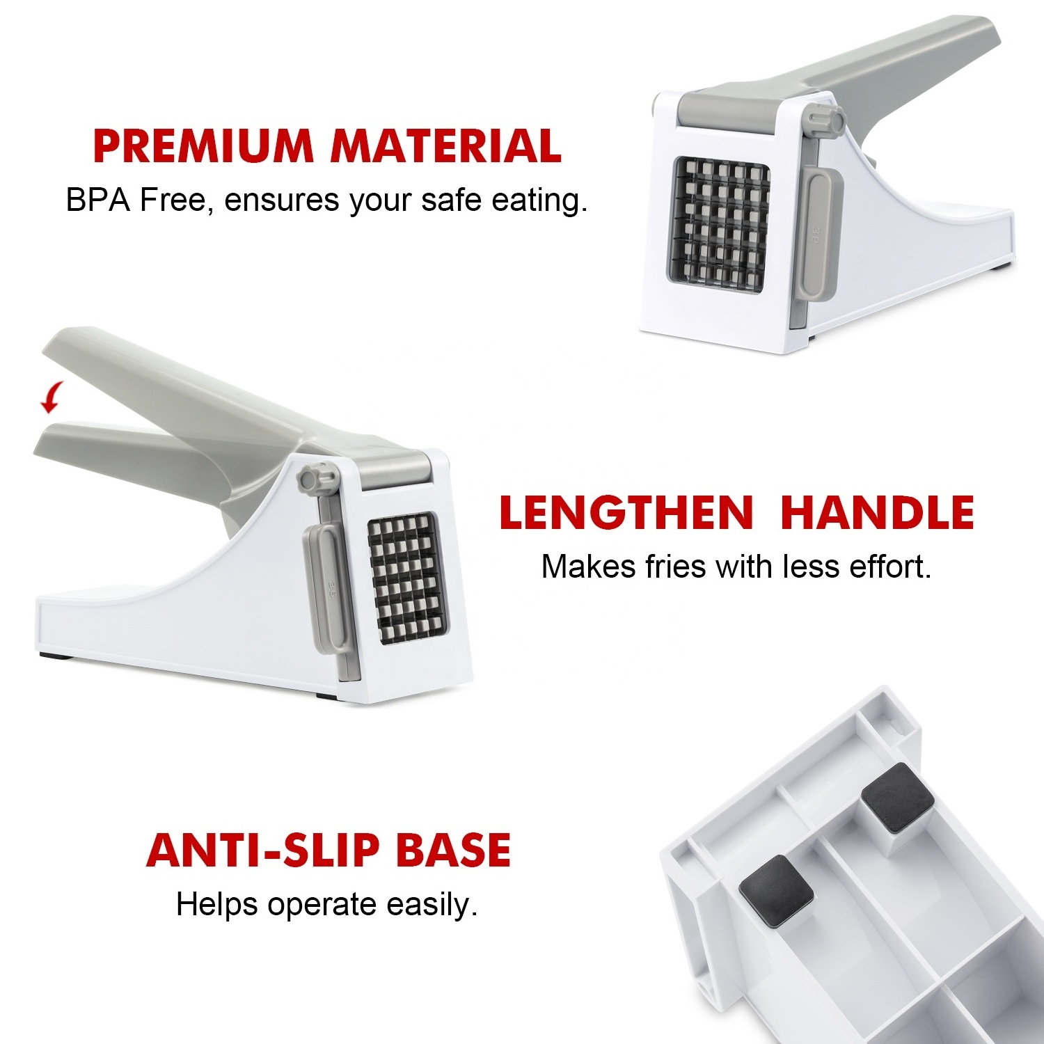 Manual cutter cucumber shredder cutter chopper vegetable slicer fry cutter