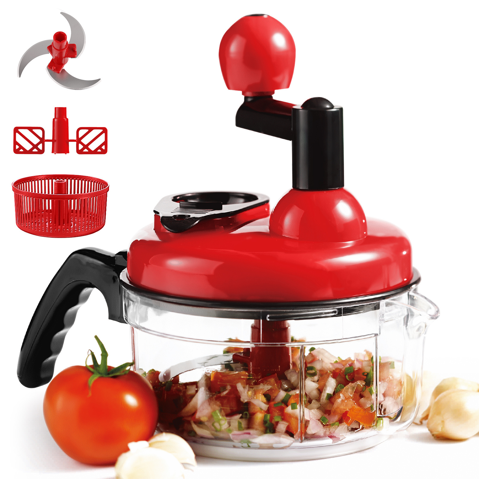 Kitchen manual hand vegetable chopper onion chopper speedy food cutter chopper vegetable