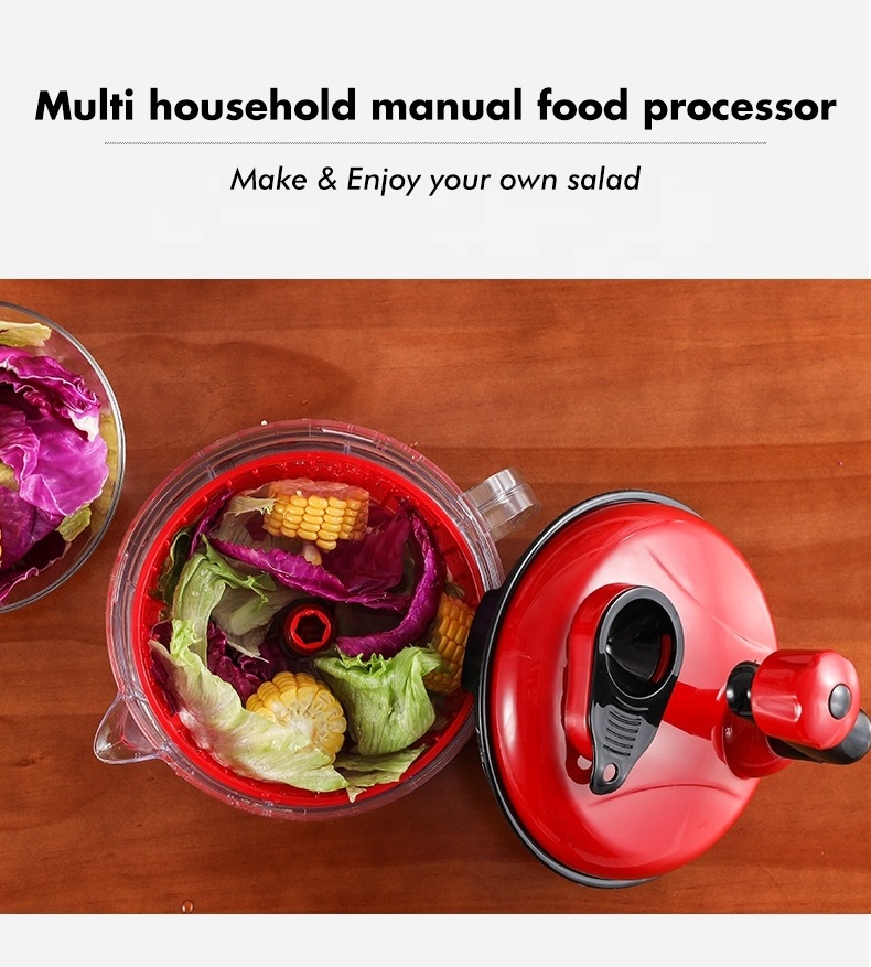 Manual food chopper compact powerful hand green onion chopper nutria vegetable onion chopper egg slicer dicer