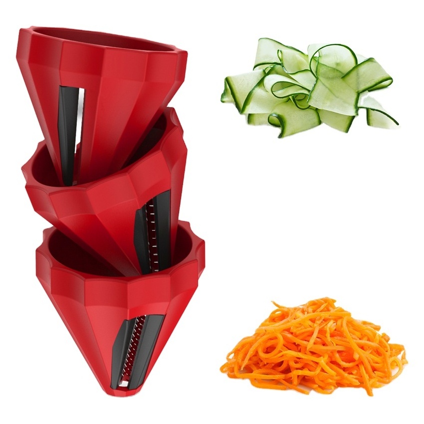 Spiralizer Cheese Grater Shredder Vegetable Slicer Potato Mandolin Hand Food Grater For Kitchen Tool