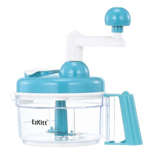 Plastic manual salad food processor vegetable food cucumber chopper