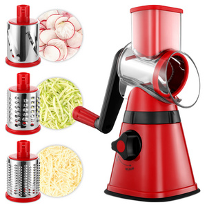 Kitchen manual multifunctional grater cheese grater slicer rotary slicer potato carrot slicer vegetable grater