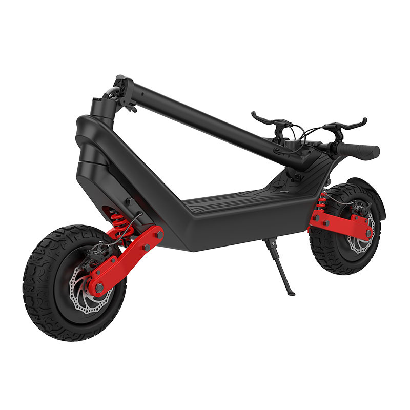 Powerful Dual Motor Off Road Two Wheel Electric Scooters Fat Tire 1200W Aluminum New Unisex X10 Electronic 11 Inch 48V 10 - 20ah