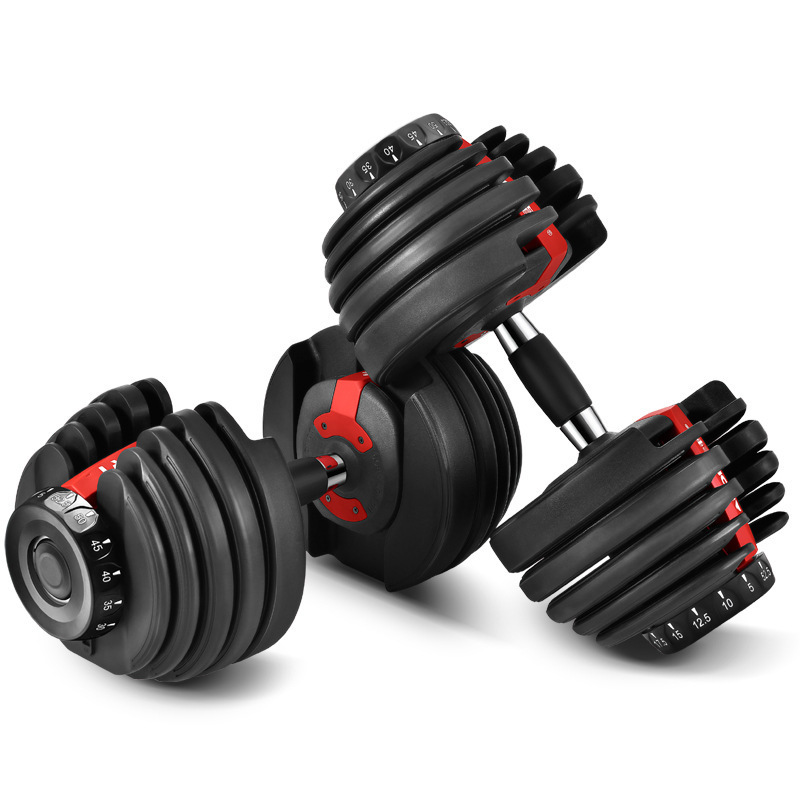 Quickly Custom Cheap Fitness Gym Quick Lock 24Kg/52.5Lb 32Kg 40Kg/90Lb Adjustable Dumbbell Weights