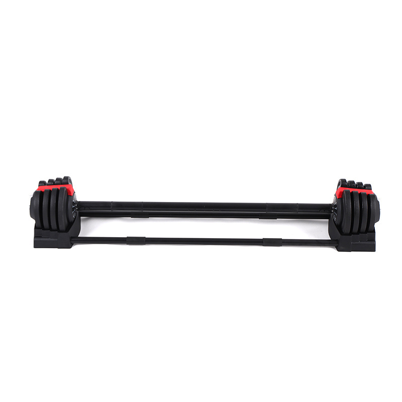 Factory Directly Long Bar Dumbbell  60kg Online Plate Weights Dumbbell 24Kg Adjustable Dumbbell Set