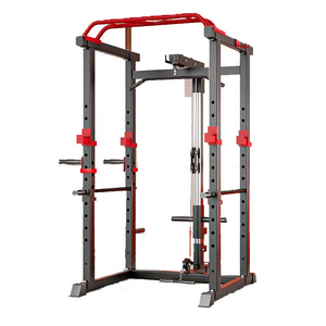 2024 Factory wholesale Hot Selling Gym Fitness Equipment Pull Up Bar Power Cage Squat Rack Leg Press Smith Machine