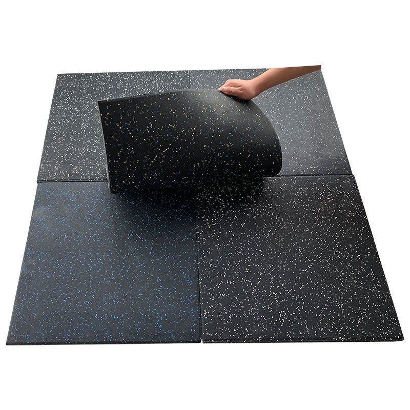 Gym Floor roll Rubber Flooring Anti-slip EPDM Gym Rubber Flooring Rolls Tiles Sports Equipments Rubber Mat