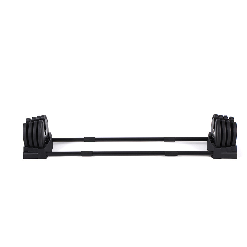 Factory Directly Long Bar Dumbbell  60kg Online Plate Weights Dumbbell 24Kg Adjustable Dumbbell Set