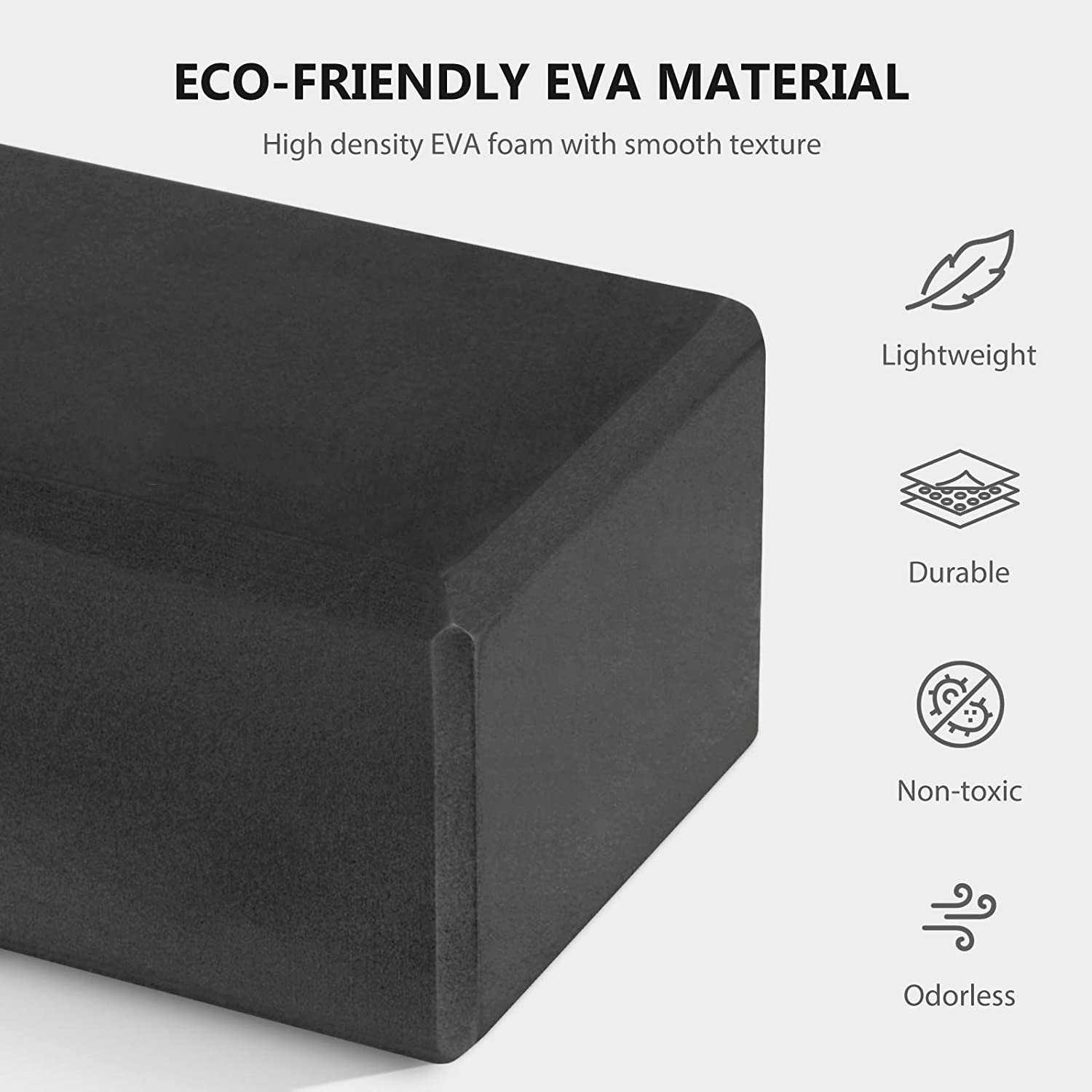 Hot Selling Wholesale Custom Logo Eco Friendly Anti Slip Certified EVA Foam Yoga Block,Yoga Brick